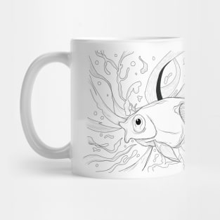 Koi Fish Doodle Mug